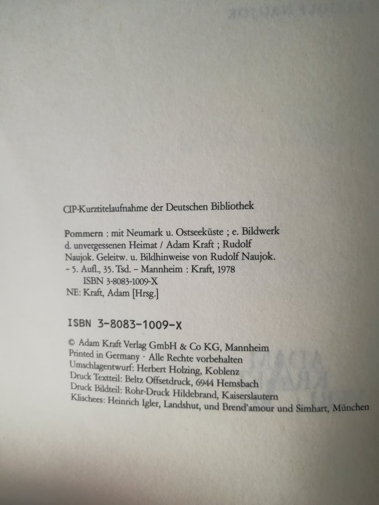 Pommern - mit Neumark und Ostseeküste 