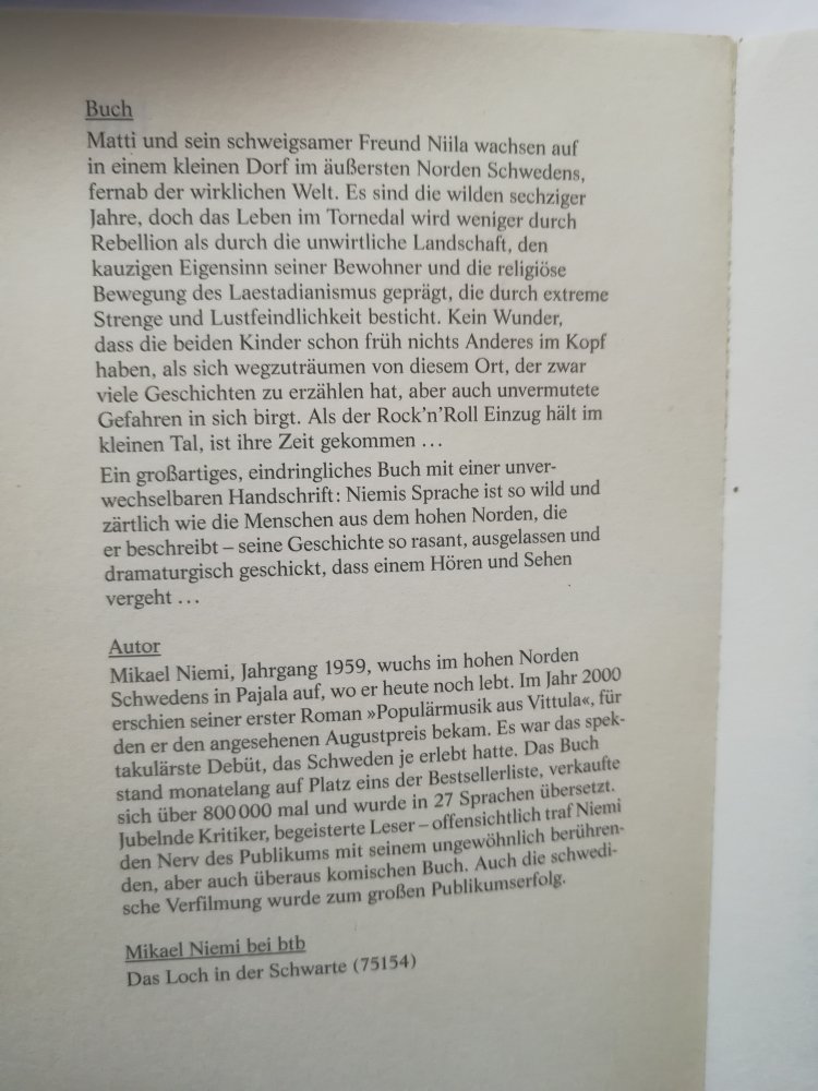 Populärmusik aus Vittula