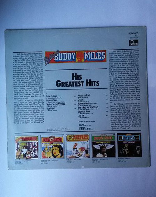 Buddy Miles - His greatest Hits