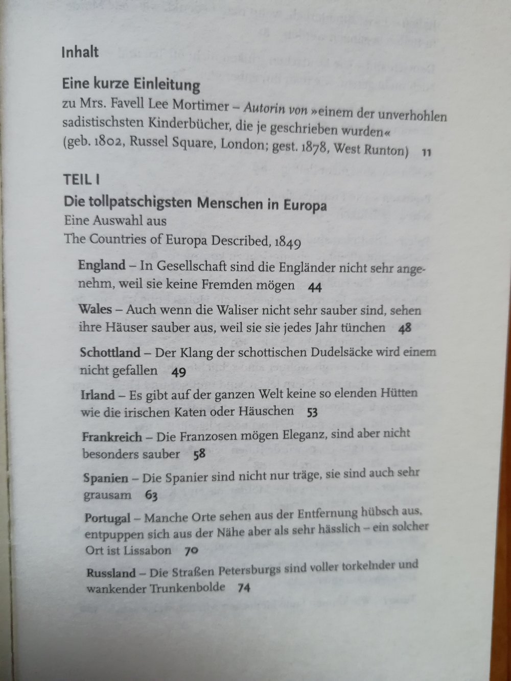 Die scheußlichsten Länder der Welt – Mrs. Mortimers übellauniger Reiseführer - Taschenbuchsonderausgabe