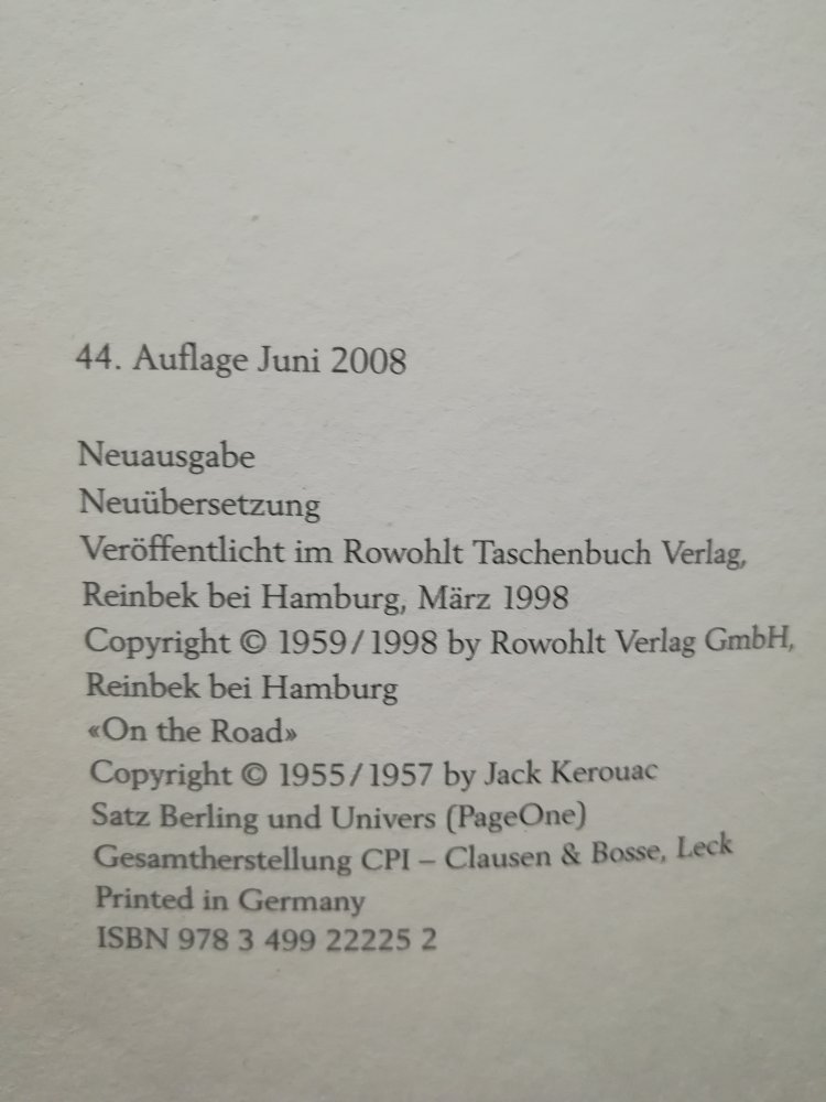  Unterwegs / Neuausgabe - Neuübersetzung