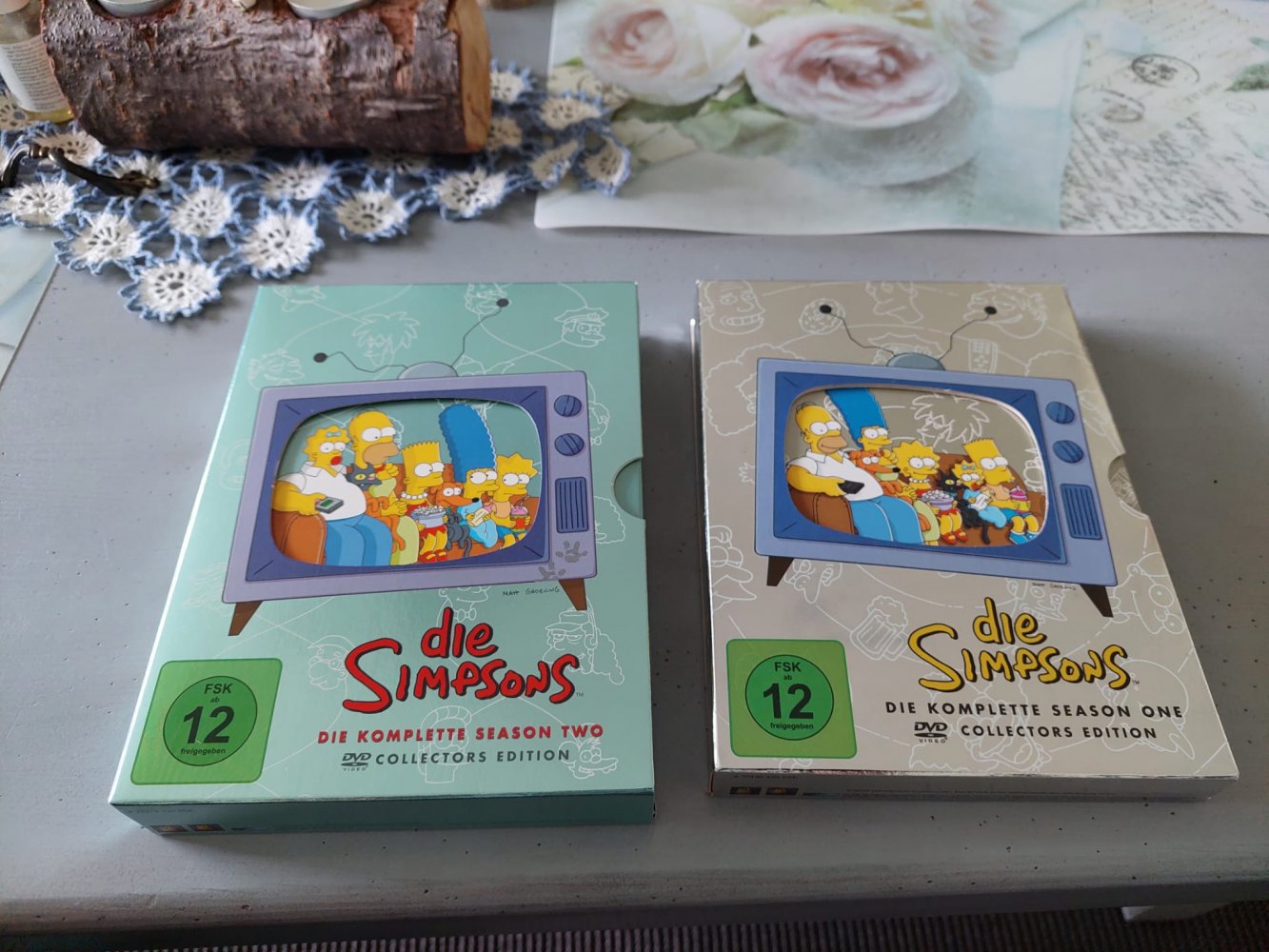 DVDs Staffel One  + TWO Die Simpsons Komplette Season Box