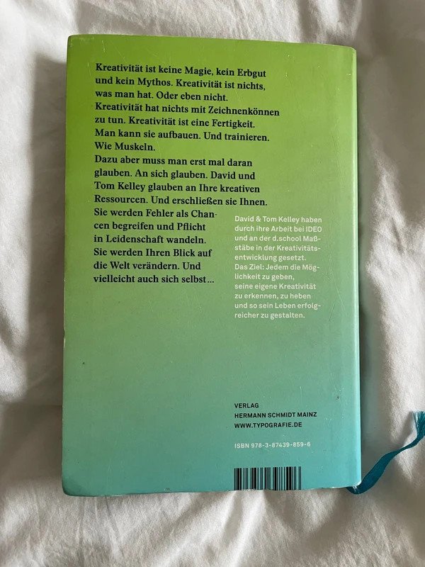 Kreativität und Selbstvertrauen Buch David und Tom Kelly