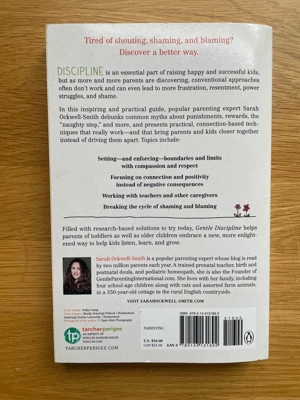 Gentle Discipline Sarah Ockwell-Smith Buch Gentle Parenting