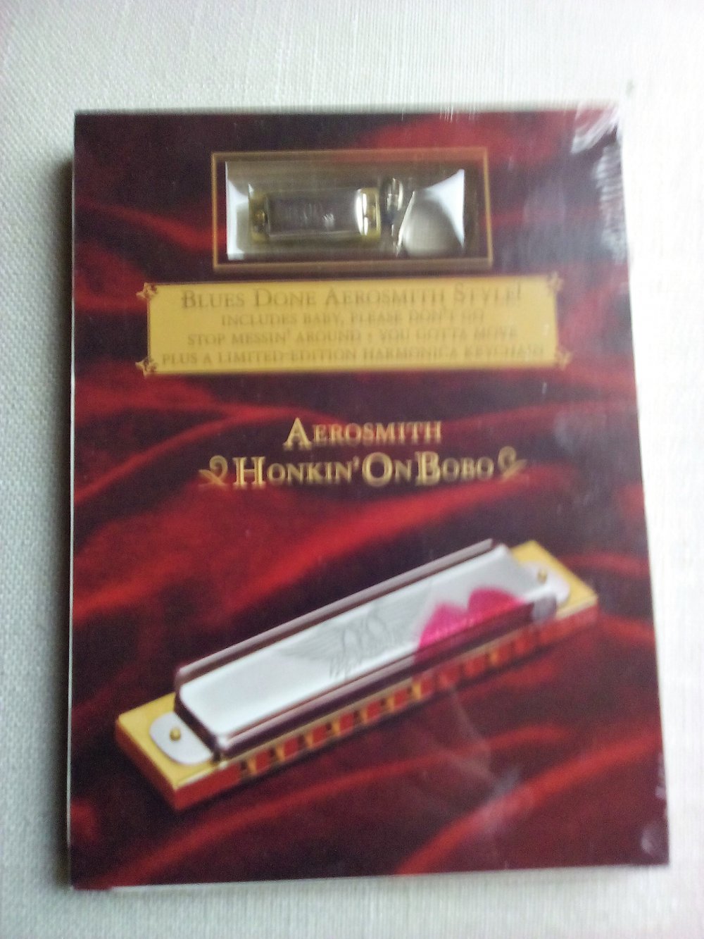 Aerosmith CD BOX, NEU, OVP Honkin´ON BOBO, + Harmonika