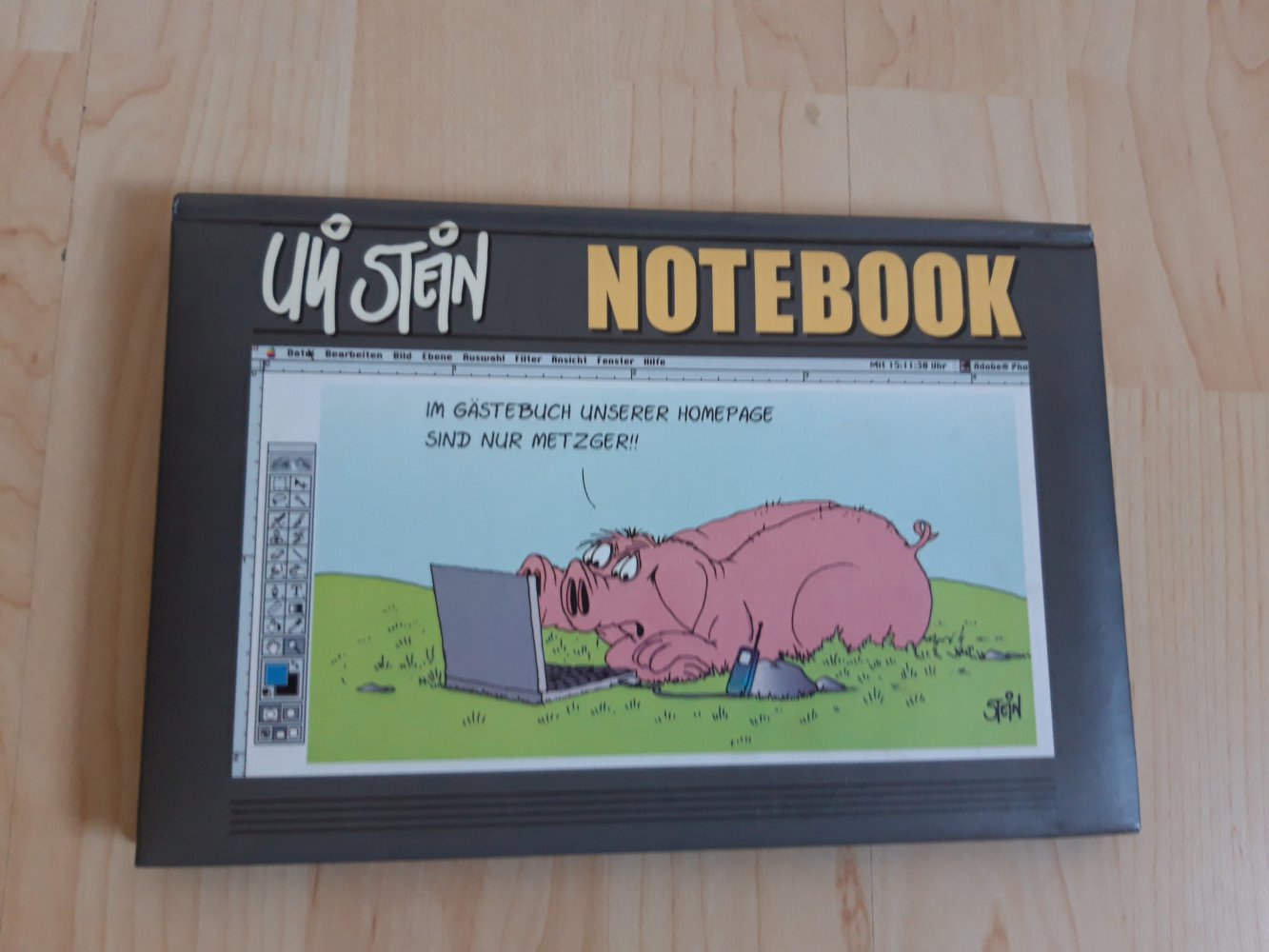 Uli Stein Notebook Comics Buch Postkarten 1999 vintage 90er
