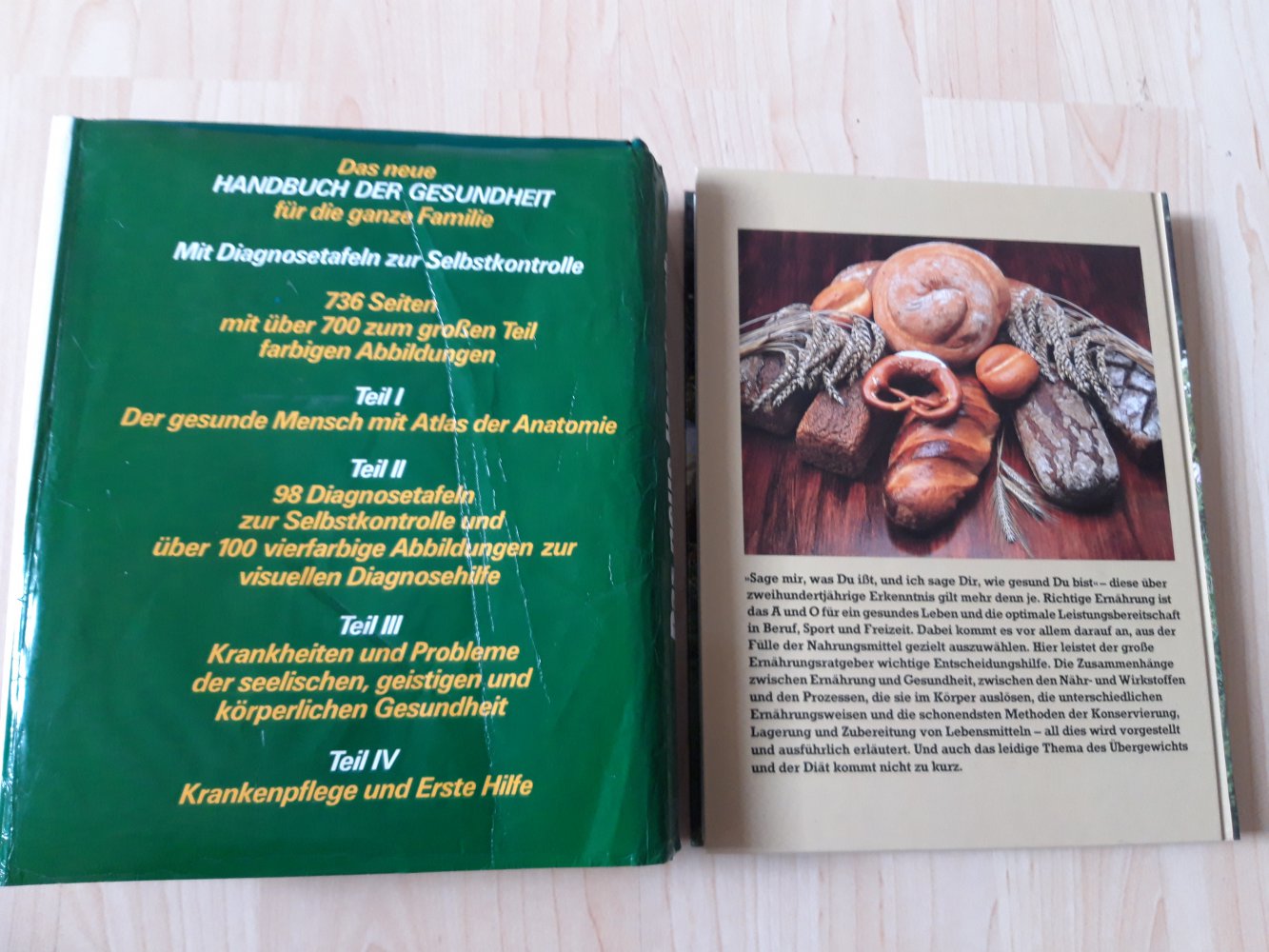 Bücher im Set ++ Handbuch der Gesundheit ++ Ernährungsratgeber ++ Selbstdiagnose ++ vintage