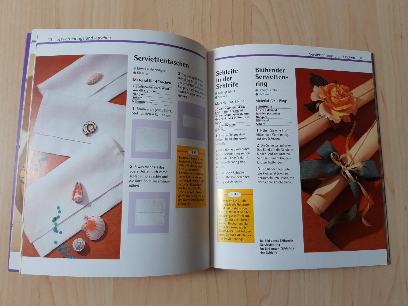 GU ++ Servietten und Tischdeko ++ Ratgeber ++ Dekoration