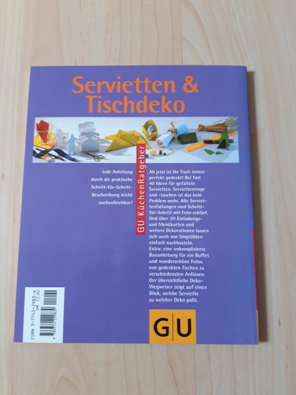 GU ++ Servietten und Tischdeko ++ Ratgeber ++ Dekoration