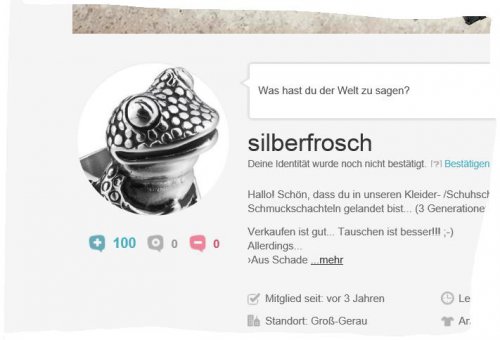 Silberfrosch
