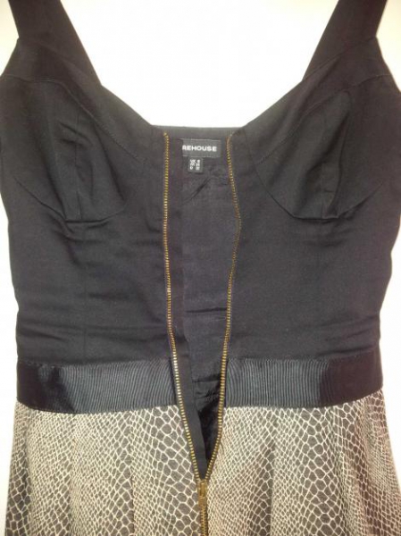 kleid animal print trend blogger reißverschluss / Warehouse