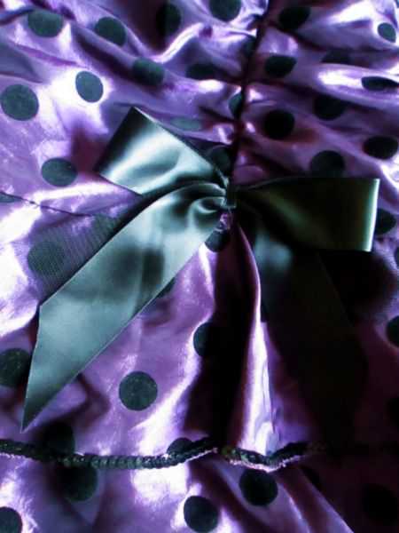 Polkadots-Kleid *Pin-Up* *Lila* *Schwarz* *Rockabilly* *Gothic* *Mera Luna*