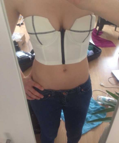 Neues Blogger Crop Top Asos 36 S