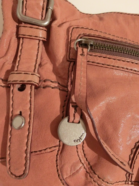 Fossil Leder-Handtasche im Vintage-Look