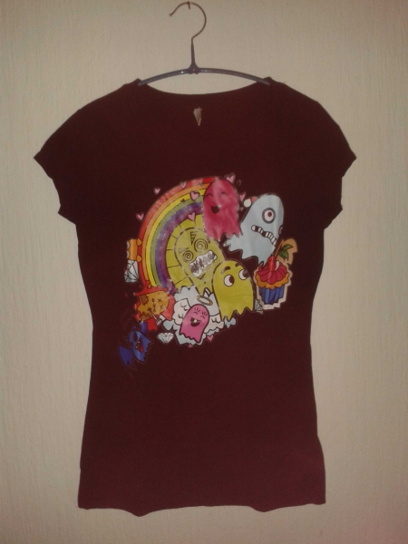 Monster Fishbone T-Shirt Größe XS