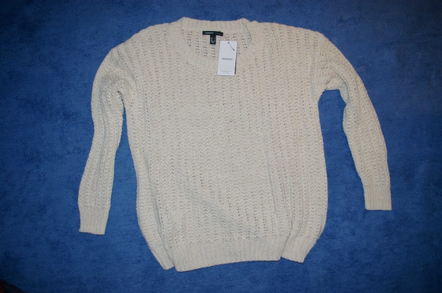 Strick-Pulli von Mango, weiß, 38, nagelneu mit Schild