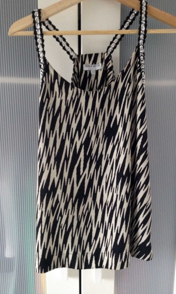 Bluse aus Paris in Zebramuster