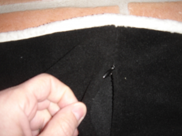 toller schal mit etikett 