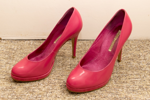 Pinke Buffalo Pumps - wie neu