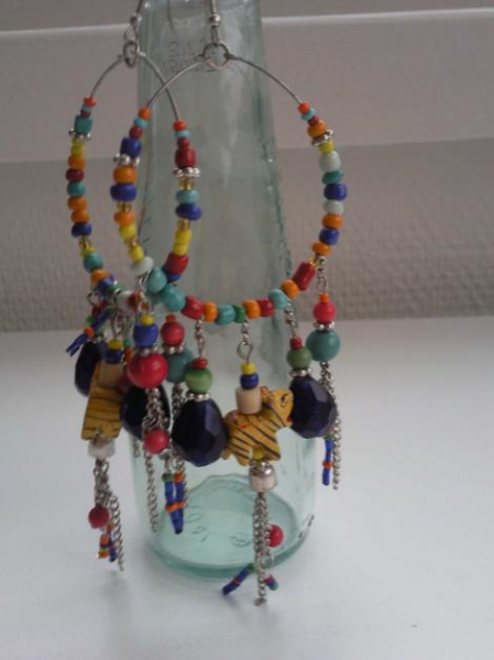 Bunt - verspielte Ohrringe