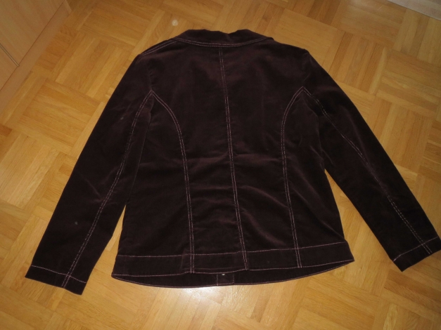 2-Teiler (Jacke und Rock ), aubergine, Gr.42/M, neu
