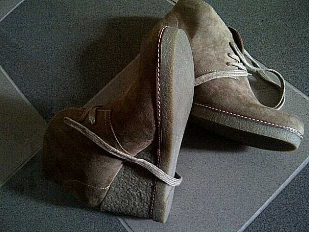 hellbraune Keilstiefelette wedges Gr. 41 (40)