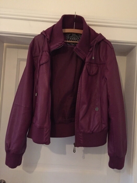 super trendige Lederjacke