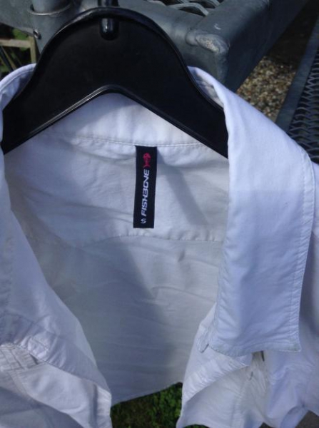 Weiße bluse kurzarm 