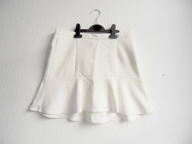 Cooler Minirock Volant Gr. M 38 Noisy May Pinup retro elegant Datenight Technobarbie