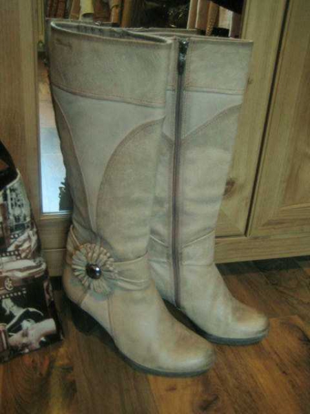 Stiefel Leder Tamaris Gr. 37 