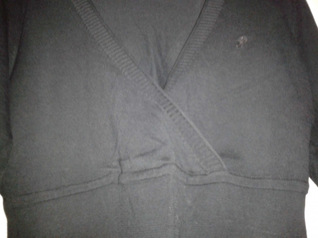 Schwarzer Pulli von Esprit edc mit Wickeloptik