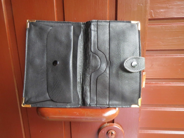 Brieftasche,Leder,schwarz