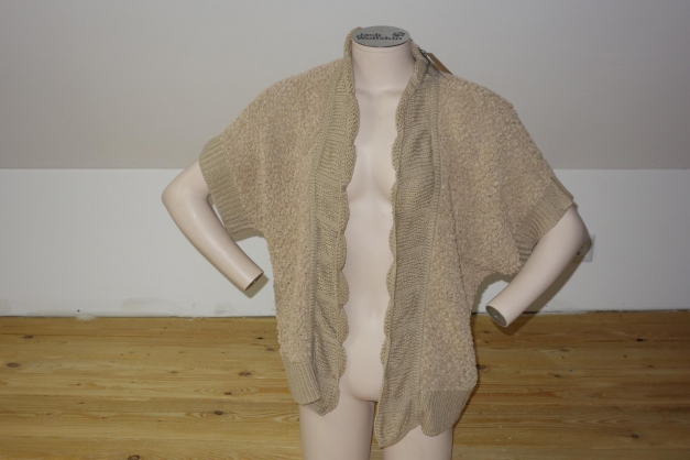 ICHI Nemo-CA Smoke Gray Weste Strick  - Neu -   NP 49,95 Euro  Gr. M