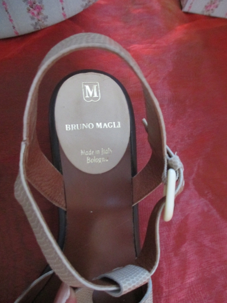 Original VINTAGE * Echt- Leder * Sandalen * Sandaletten mit Steg * Strap 