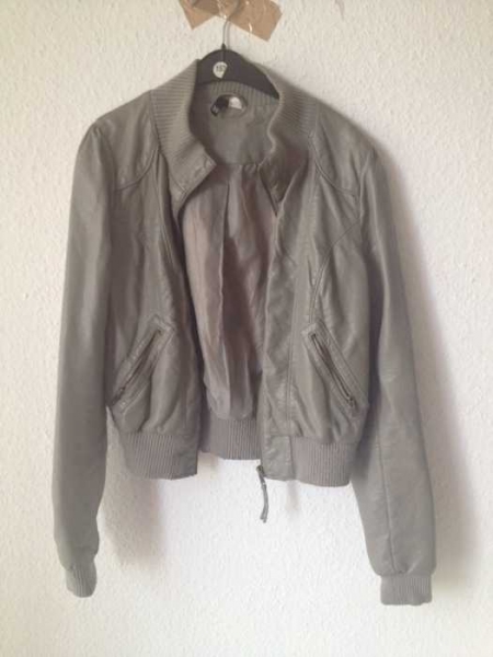 H&M Lederjacke Kunstleder Trend HM 