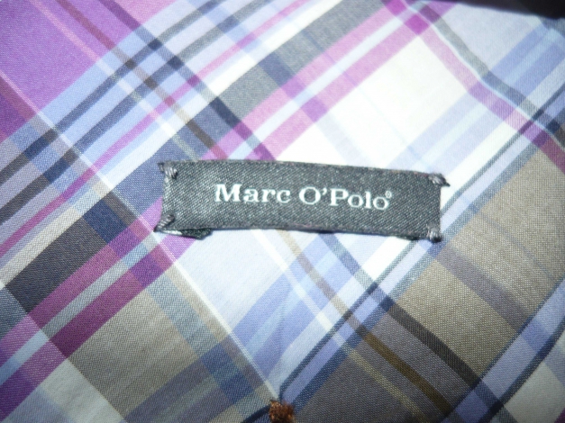 Longbluse kariert Marc O'Polo