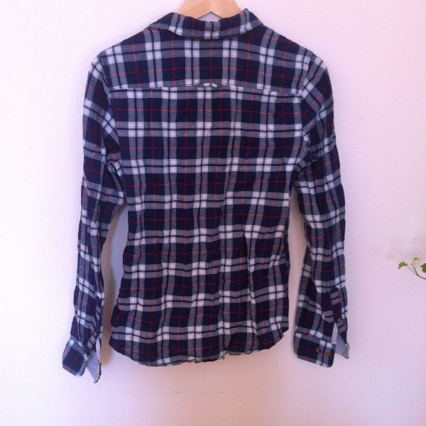 Kariertes Hemd Bluse Holzfäller