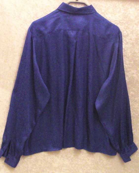 Blaue Bluse Vintage