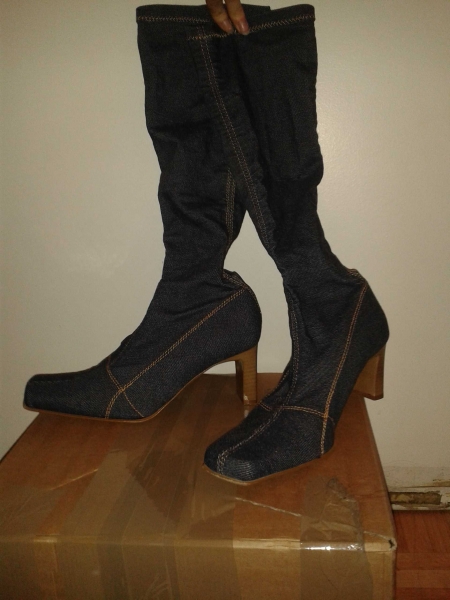 Jeansstiefel, Größe 37