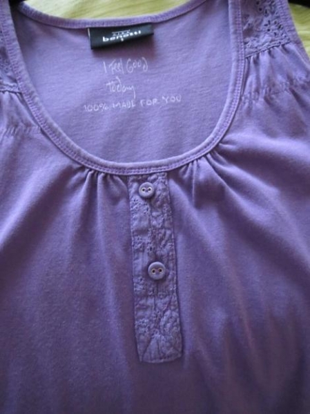  Top, Gr.38/S, mit Stickerei, Gina Benotti