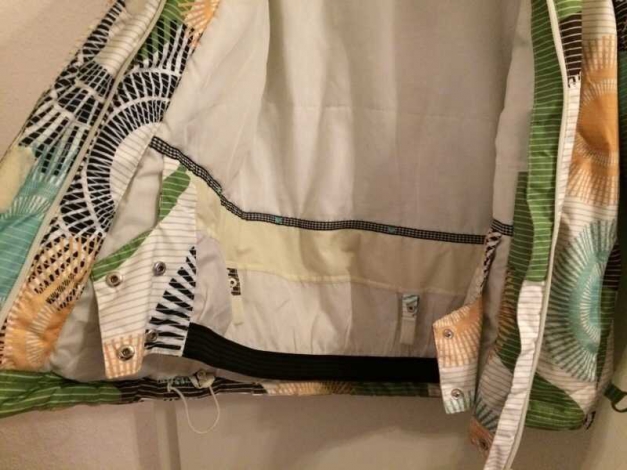 Roxy Snowboardjacke grün braun weiß - WIE NEU