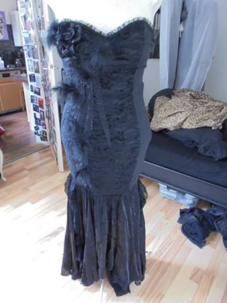 Punk Rave Kleid Fishtail Gothic Wgt Japan Lolita Barock 