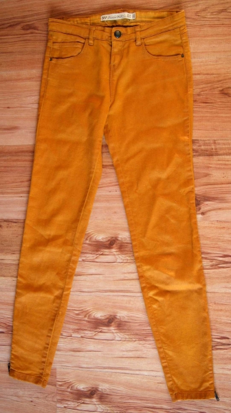 senfgelbe Zara TRF Jeans