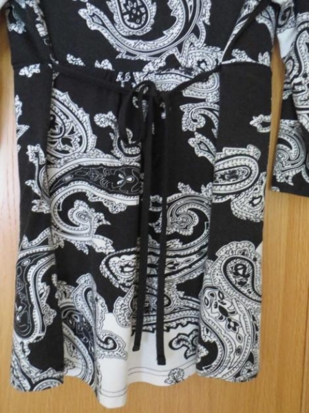 Oberteil/Tunika,schwarz-weiß,3/4Arm