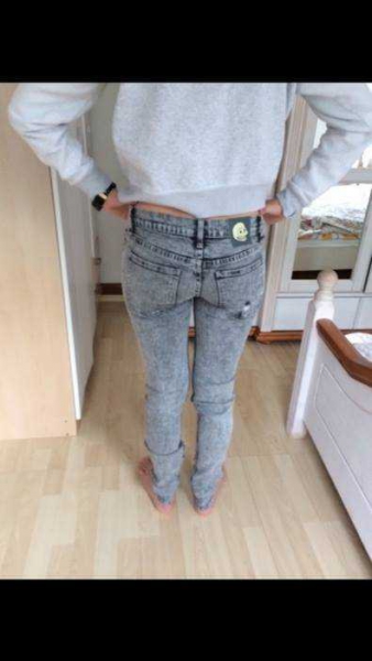 Graue Cheap Monday Jeans W28 L32 Hipster Blogger