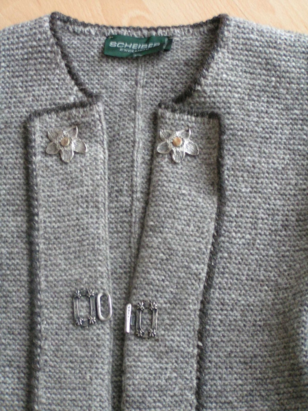 Luxus Scheiber Exclusiv Woll Trachten Jacke Janker 42 Neu 270€