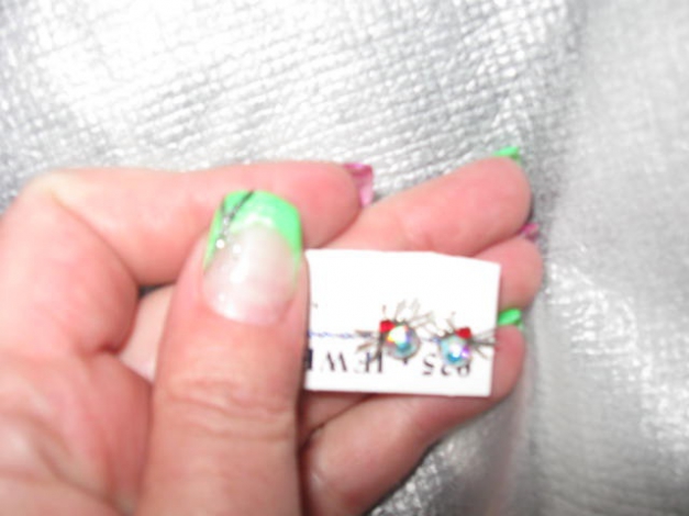 *** Ohrringe in Form einer Spinne ***