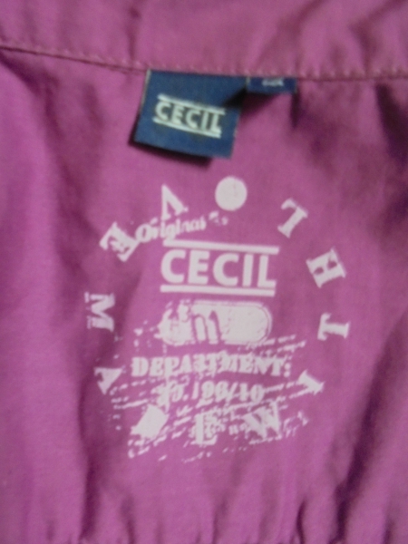 Cecil Bluse in lila pink Business indisch esotherik