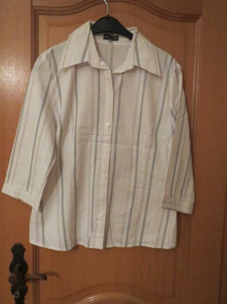 Bluse, gestreift, 3/4 Arm