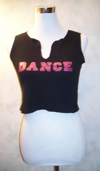 MODERN WOMAN// Schwarzes Kurz-Top 